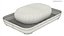 Oval Soap Bar in Plastic Tray White