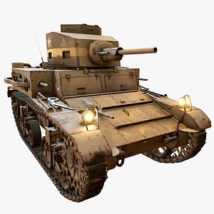 m2 light tank 3D model