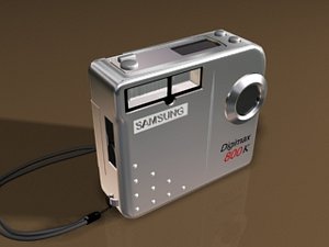 digital camera 3d max