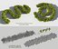 hedges shrubs model