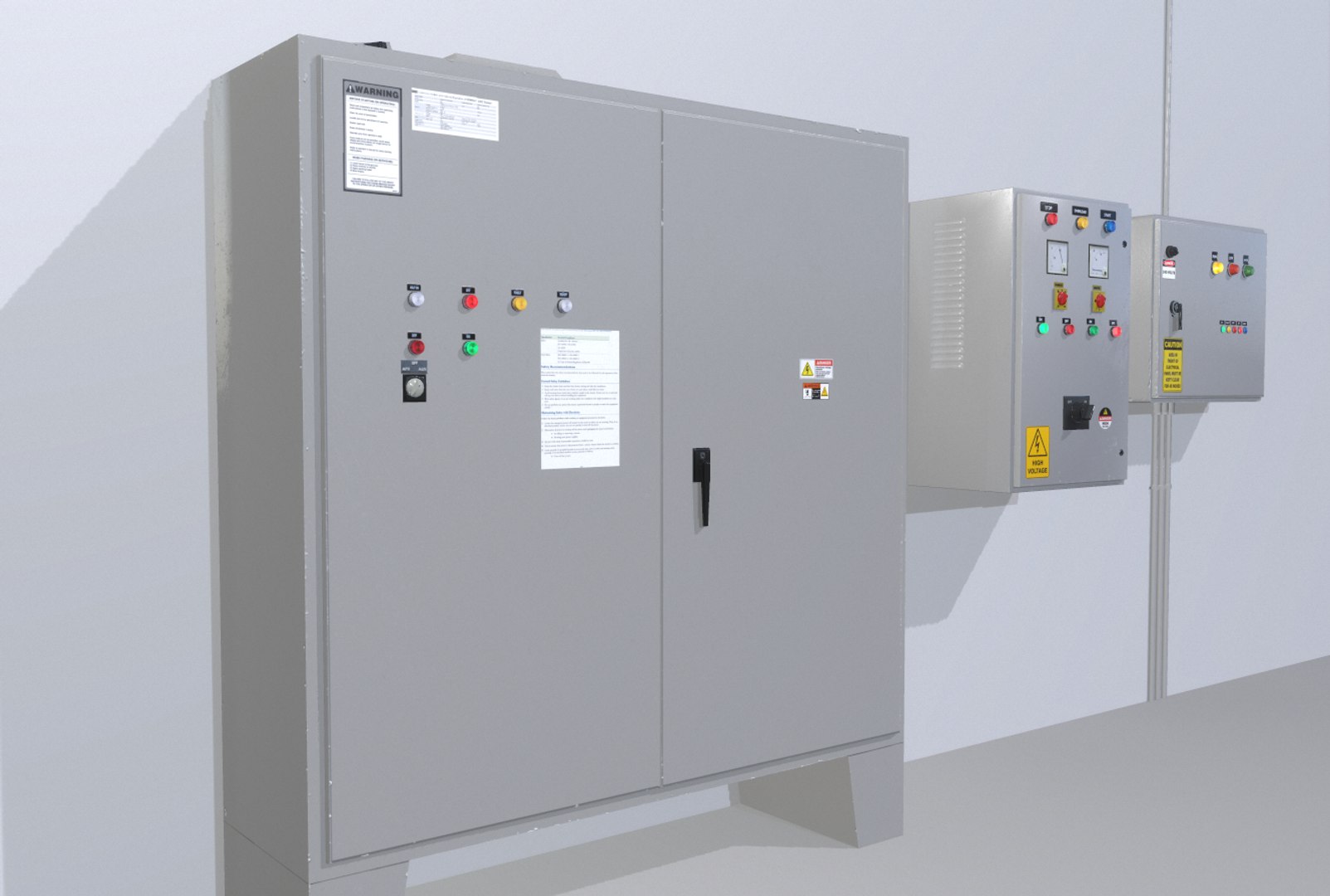 Control Panels 3D Model - TurboSquid 1497414
