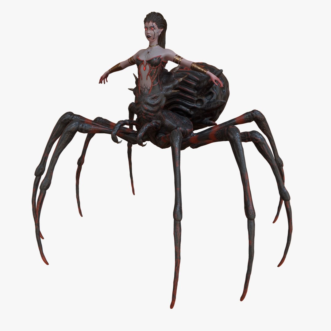 Spider Queen model https://p.turbosquid.com/ts-thumb/e4/ctXIdF/DS/sign2/jpg/1644071236/1920x1080/fit_q87/e98a8e3980b248400551e03d361c54ef6059a419/sign2.jpg