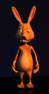 max rabbit character rigged
