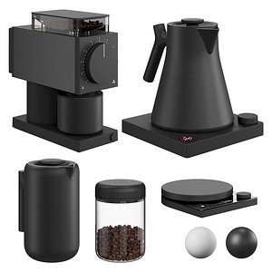 3D A set of small kitchen appliances Fellow 02 model