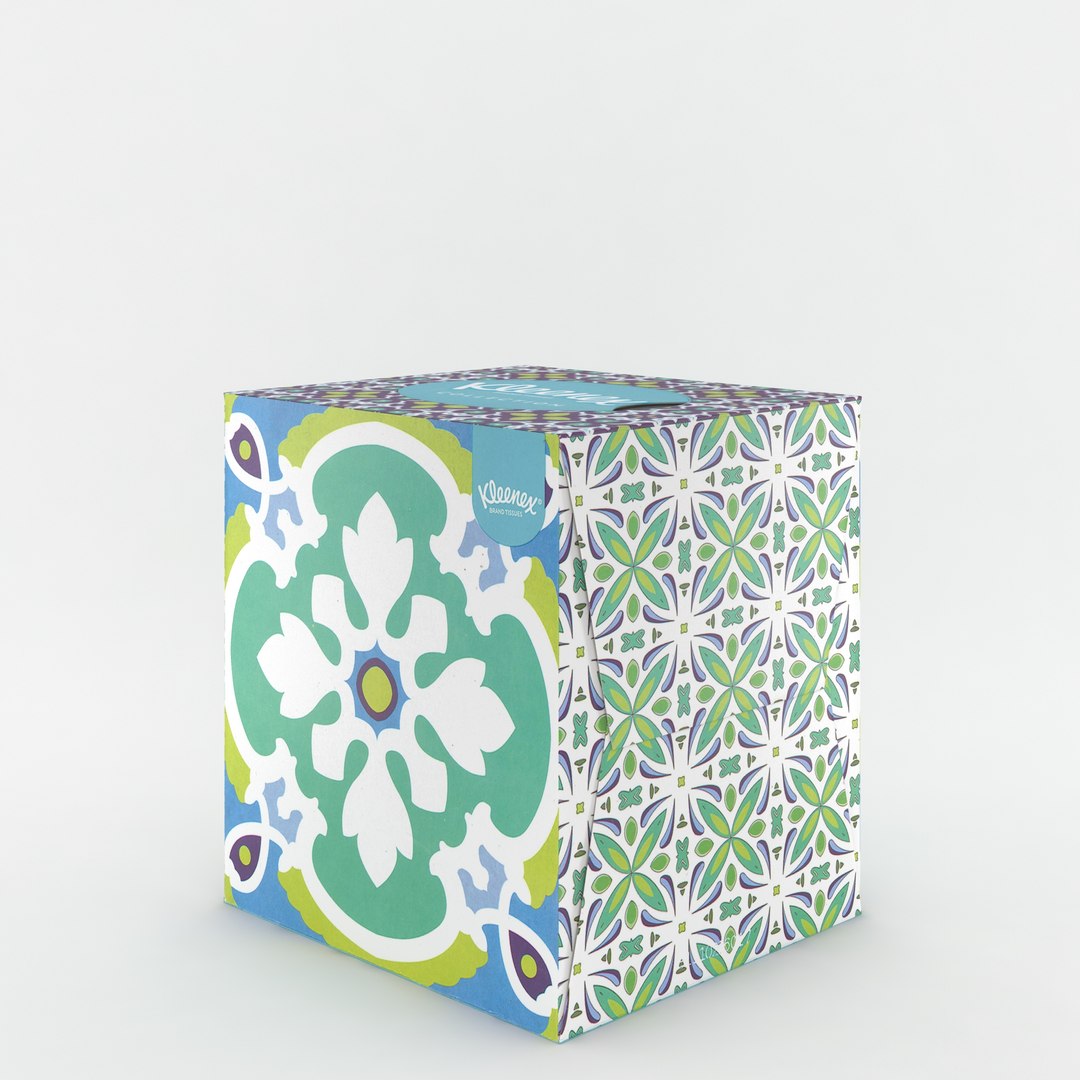 3D Kleenex Cube Tissue Model - TurboSquid 1229795