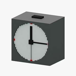 3D model Voxel Alarm Clock