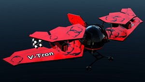 3d aircraft v-tron 3000 model