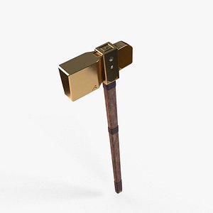 Hammer - Gold 3D