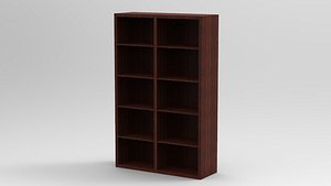 3ds book case shelf