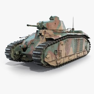 Char B1 3D model