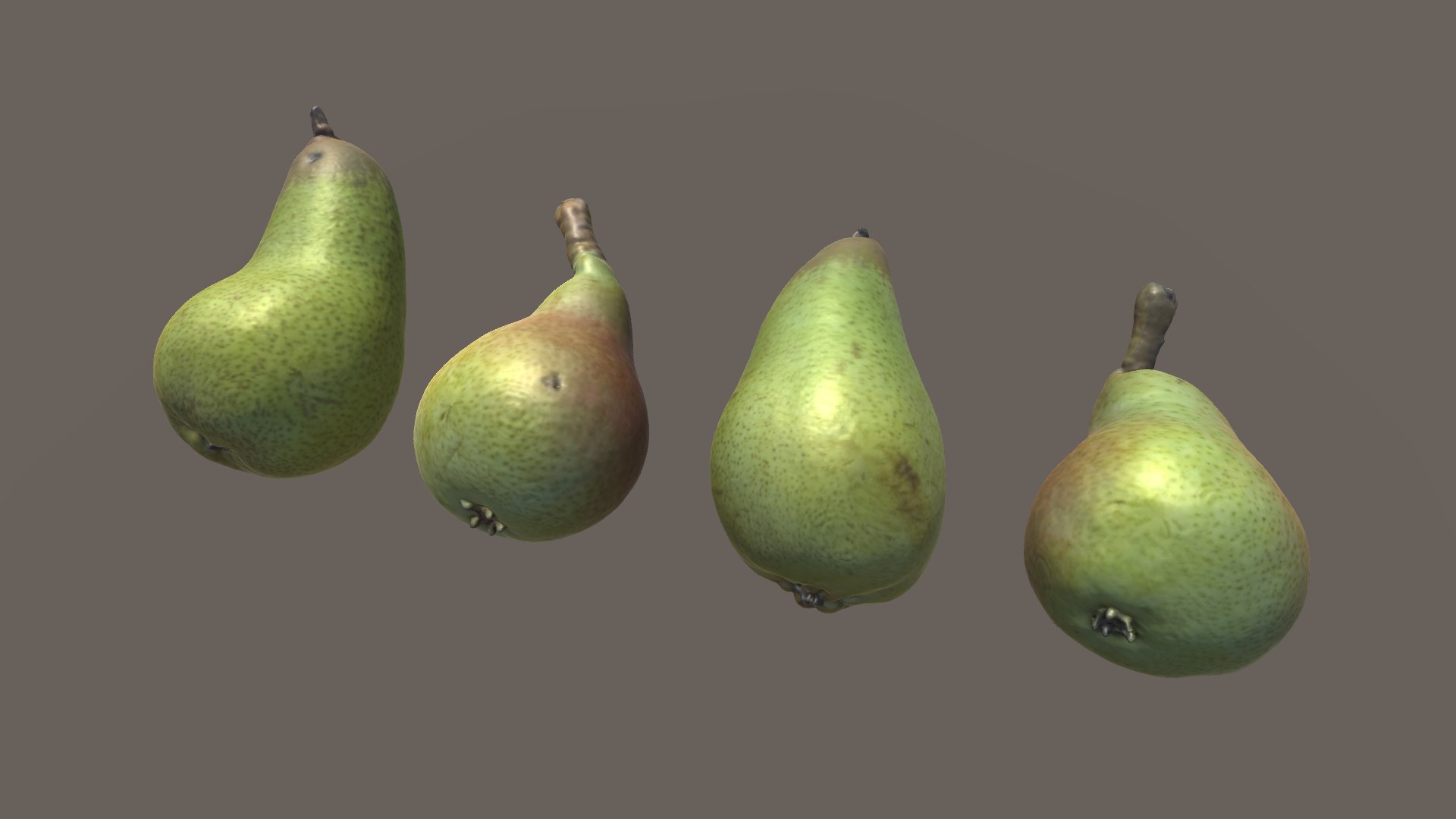 3D Model Scanned Pears - TurboSquid 1963193