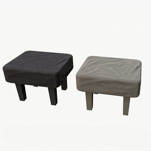 3D model Pouf chair