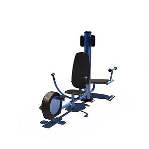 OUTDOOR SIT UP BENCH POWER BIKE