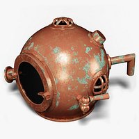 Antique Scuba Divers Helmet