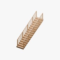 Stairs and Railings Builder - Geometry Nodes Asset Pack