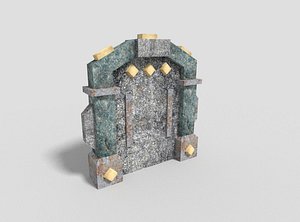 dungeon door 3d model