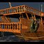 Qatar Boat traditional Dhow And open Ocean fast Render