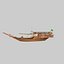 Qatar Boat traditional Dhow And open Ocean fast Render