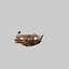 Qatar Boat traditional Dhow And open Ocean fast Render