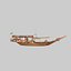 Qatar Boat traditional Dhow And open Ocean fast Render