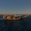 Qatar Boat traditional Dhow And open Ocean fast Render
