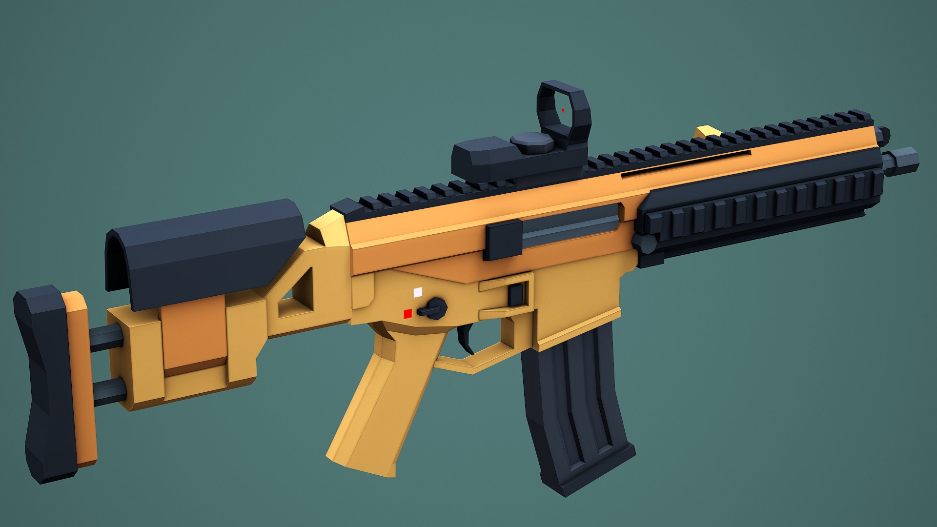 Stylized Modular ACR Rifle Low Poly Mobile Ready 3D - TurboSquid 2038728