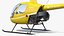 Robinson R22 Light Helicopter Yellow