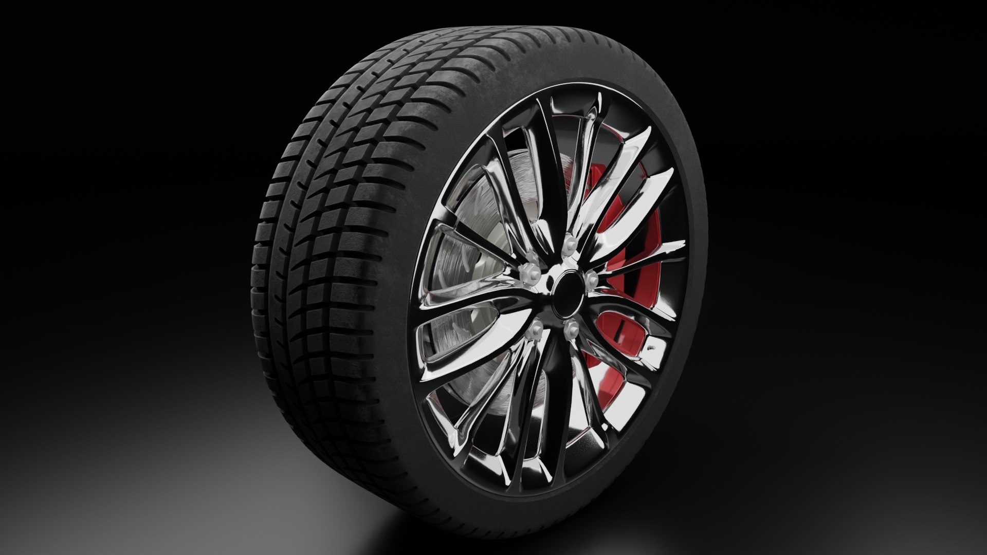 Car Wheel 3d Model - Turbosquid 1799681