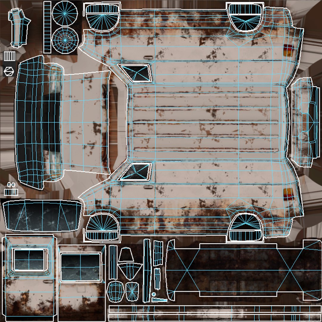 3D Model Apocalyptic Van - TurboSquid 1875415