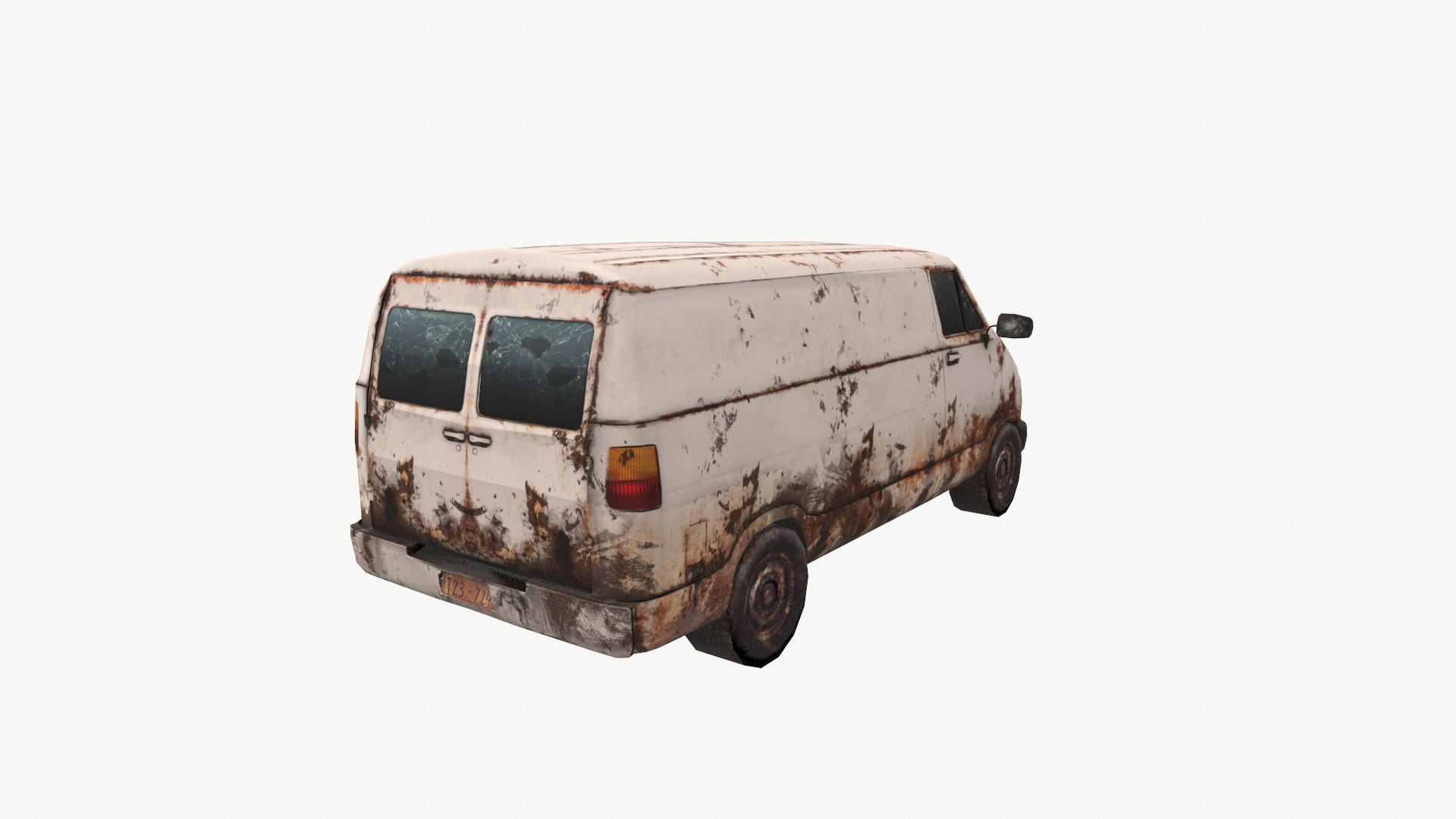 3D Model Apocalyptic Van - TurboSquid 1875415