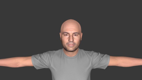 modelo 3d Joe Rogan Personaje 3D hiperrealista de cuerpo completo y ...