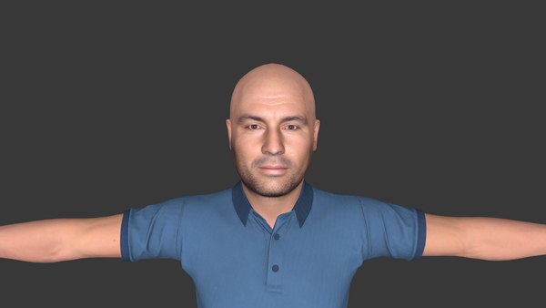 modelo 3d Joe Rogan Personaje 3D hiperrealista de cuerpo completo y ...
