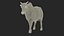 Zebu Cattle Male Walking Fur 3D