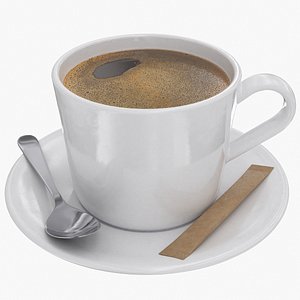 3D Coffee Cup 3