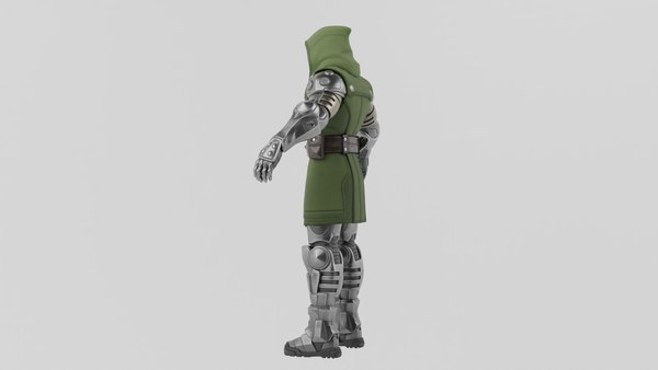 Dr Doom Lowpoly Rigged 3D model - TurboSquid 2033693