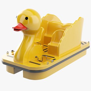 Duck Paddle Boat 3D model