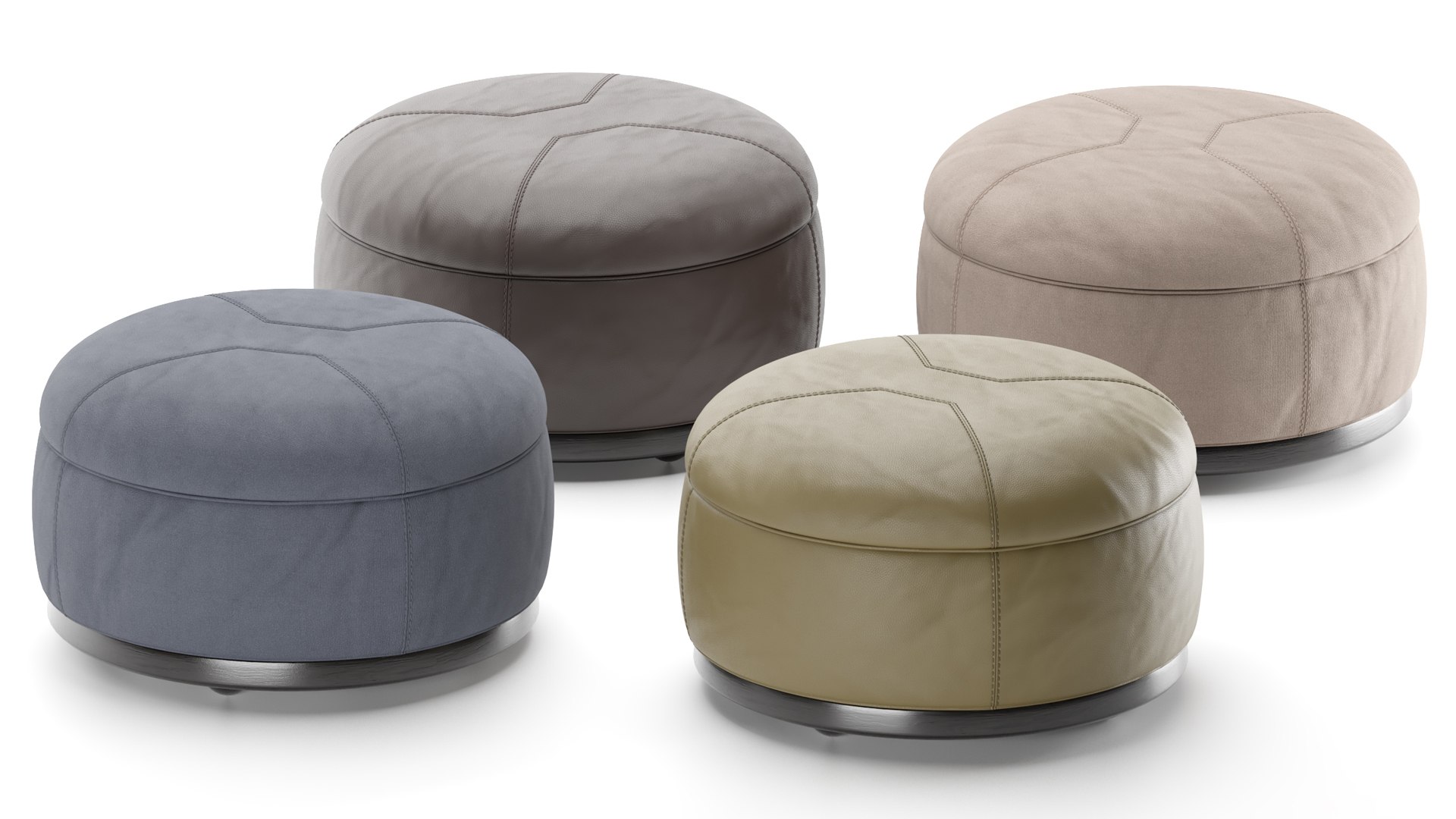 Pouf Tuffet Model TurboSquid 1921950