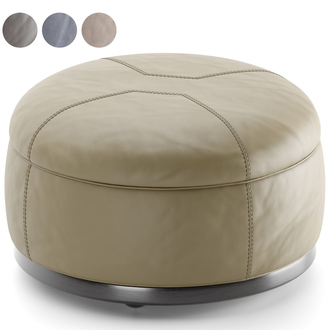 Pouf Tuffet Model TurboSquid 1921950