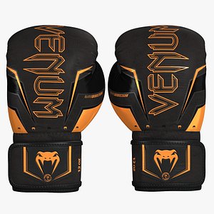 Boxing Punch Gloves Black Venum Elite Evo 8k