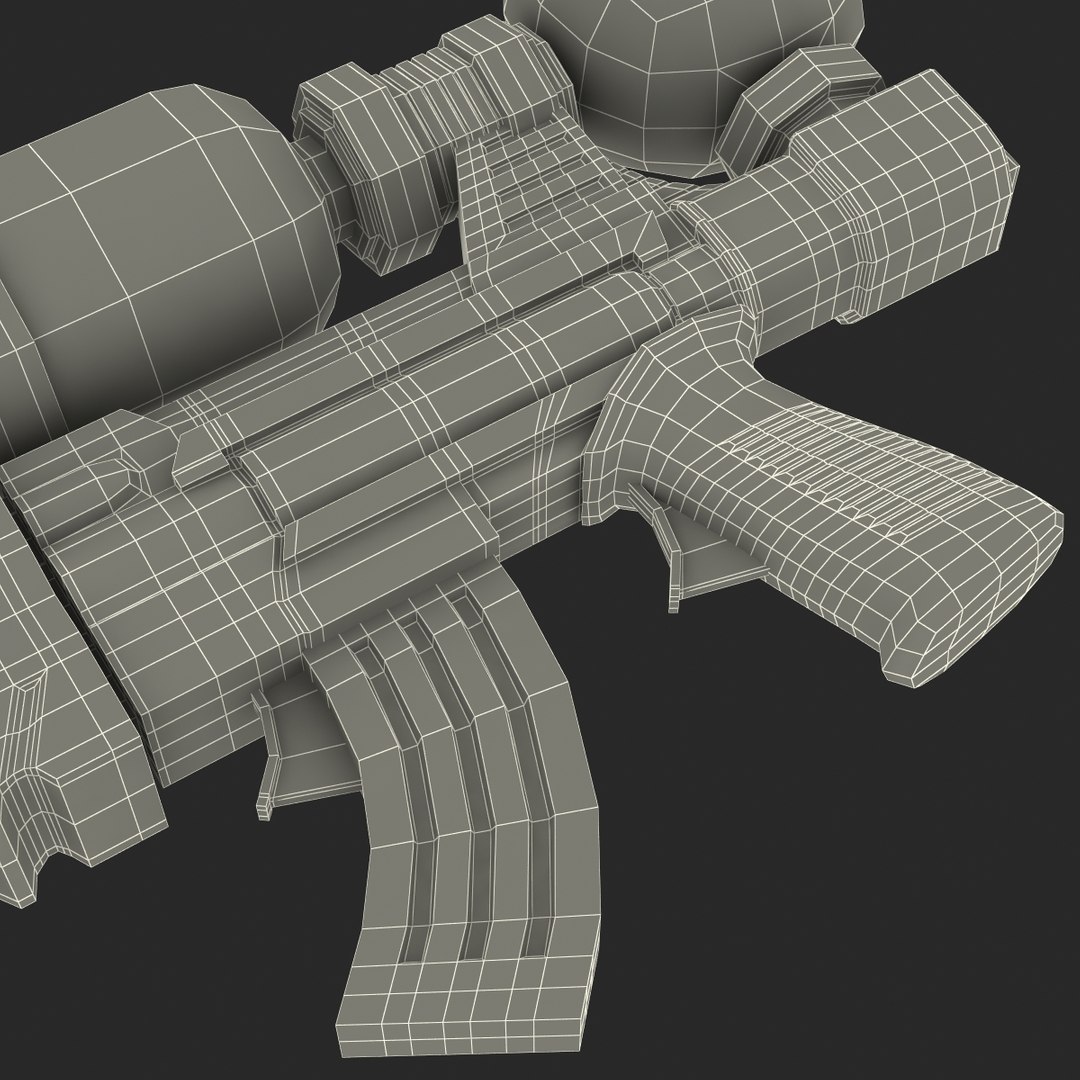 3d Big Water Gun Model