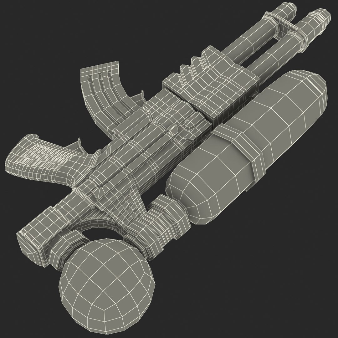 3d Big Water Gun Model
