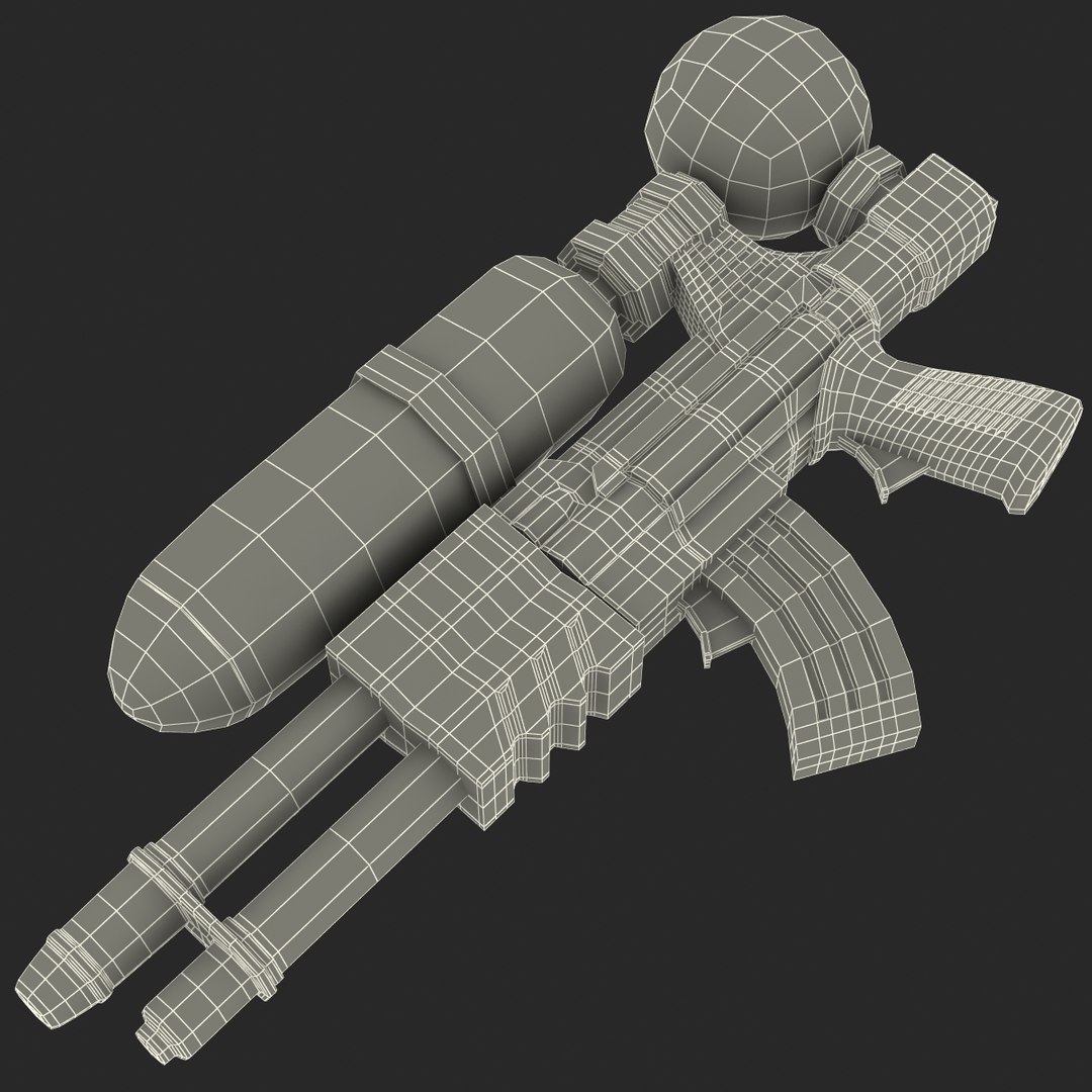 3d Big Water Gun Model