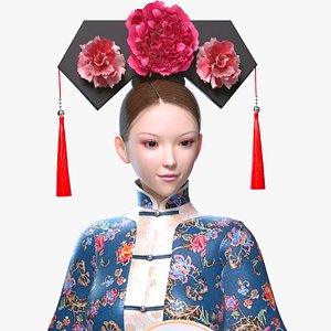 girl princess qing 3D