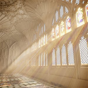3d max gloucester cathedral hall