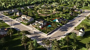 Residential Development Pack 3D model