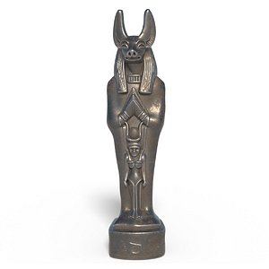Anubis Statue 2 3D model