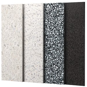3D Terrazzo Porcelain tiles - set 04