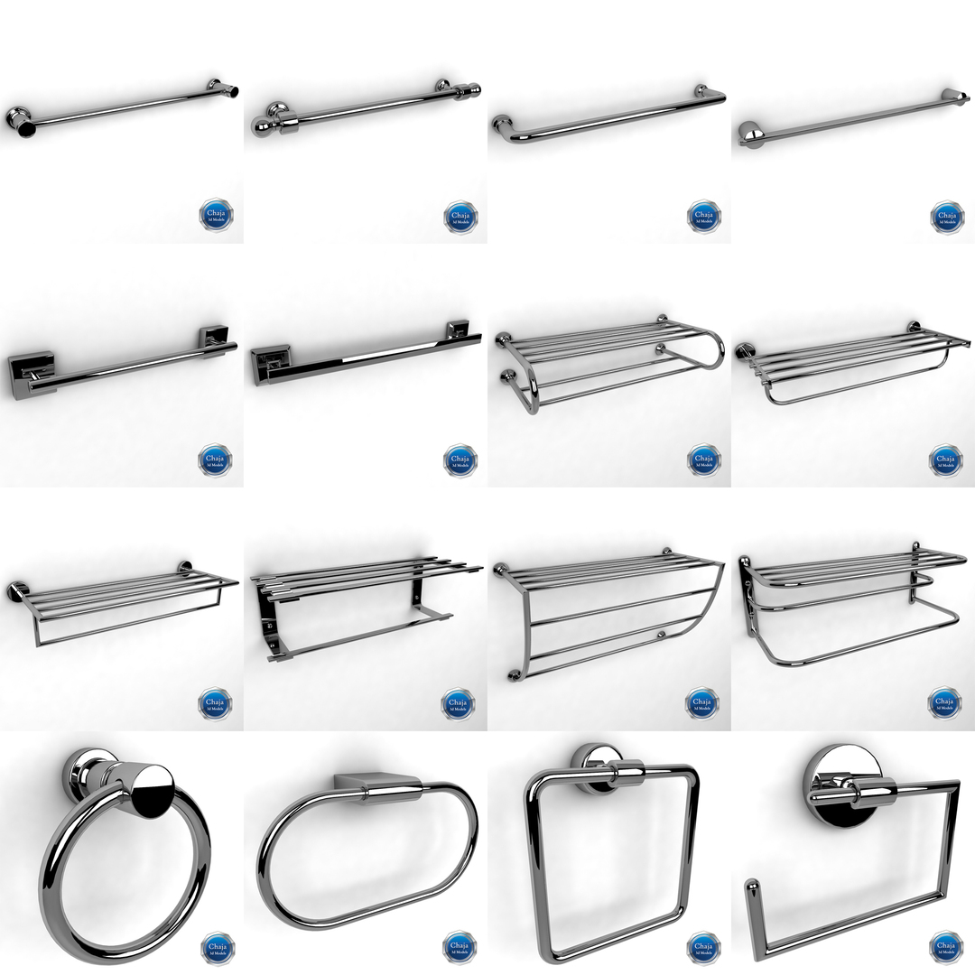 3d max towel racks