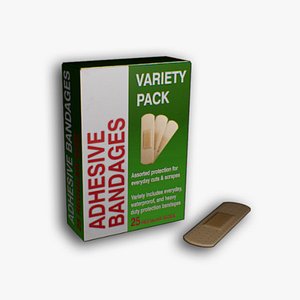 Adhesive Bandage - Band aid I PBR I Game Ready