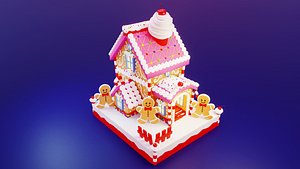 3D Candy House model